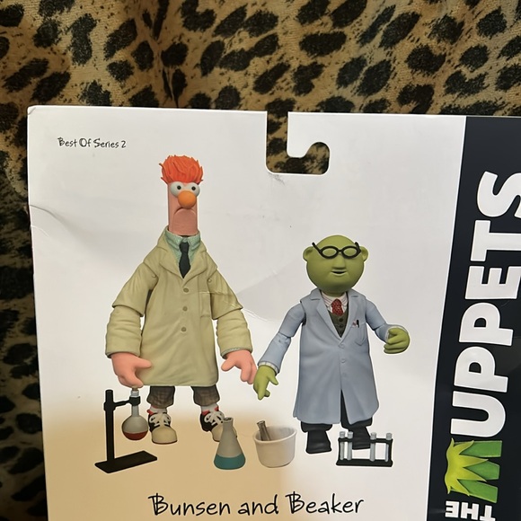 Muppets Bunsen and Beaker Action Figures - Picture 9 of 13
